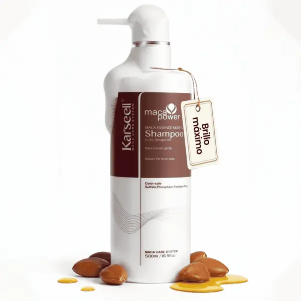 Karseell® Collagen und Maca Essenz Shampoo – Feuchtigkeitsspendend und volumengebend (500ml)