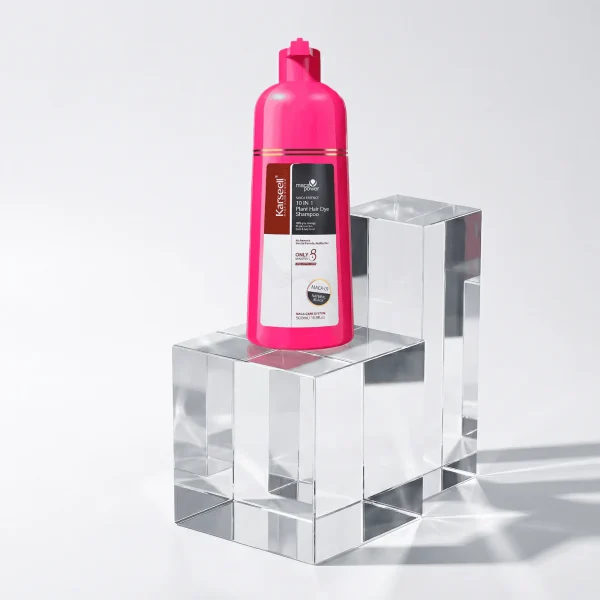 Karseell® 3 in 1 Colour Shampoo – Copertura totale istantanea dei capelli grigi (500ml) – Nero